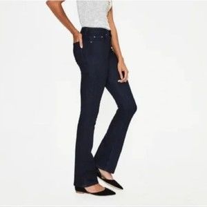Boden The Marylebone Slim Bootcut Jeans Dark Wash Ladies Size 2R Mid Rise
